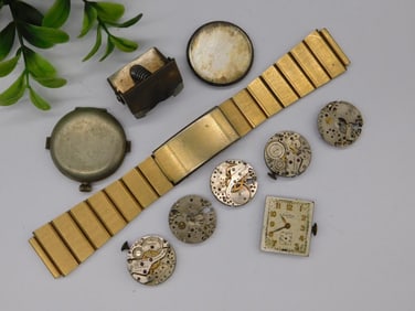 Vintage Watch Movements and Parts WATCHMAKER WATCHMAKING TOOLS