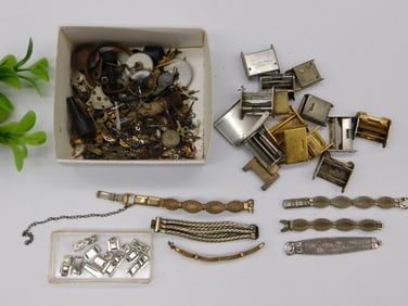 Watch Parts and Bands Collection Watchmaker Watchmaking Tools