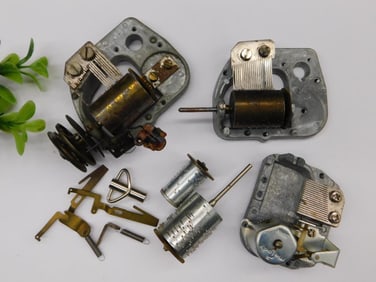 Vintage Music Box Mechanisms and Components Watchmaker Watchmaking Tools