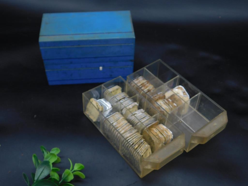 Vintage Sorting Box with Divided Compartments with Components Watchmaker Watchmaking Tools: Vintage Sorting Box with Divided Compartments with Components Watchmaker Watchmaking Tools