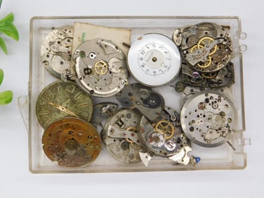 Vintage Watch Movements and Parts Watchmaker Watchmaking Tools