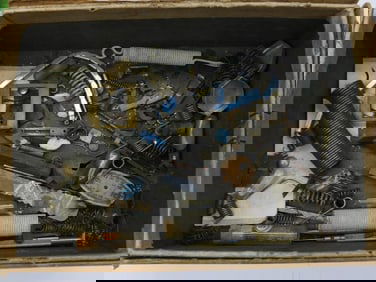 Vintage Hardware and Components in Box Watchmaker Watchmaking Tools