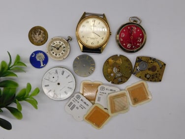 Vintage Watch Parts and Components Watchmaker Watchmaking Tools