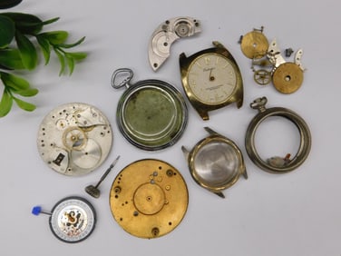 Vintage Watch Parts and Components Watchmaker Watchmaking Tools
