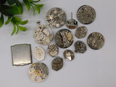 Vintage Watch Movements and Parts Watchmaker Watchmaking Tools