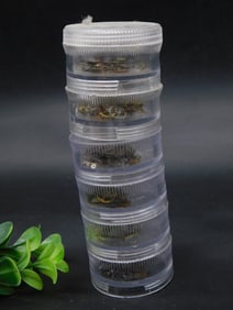 Watch Parts in Clear Stackable Containers Watchmaker Watchmaking Tools