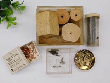 Watchmaking Components and Tools Lot Watchmaker Watchmaking Tools