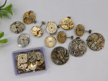 Vintage Watch Movements and Parts Watchmaker Watchmaking Tools