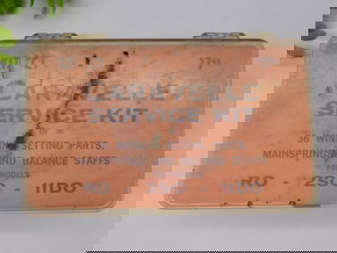 Caravelle Service Kit C1 with 36 Watch Parts Watchmaker Watchmaking Tools