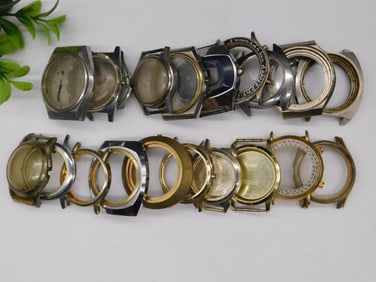 Vintage Watch Cases for Repair or Parts Watchmaker Watchmaking Tools