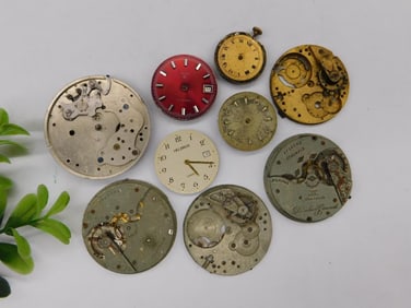Vintage Watch Movements and Dials Watchmaker Watchmaking Tools