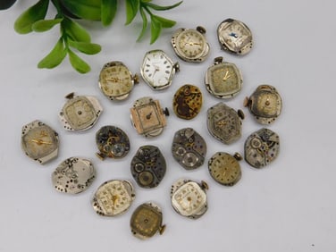 Vintage Watch Movements and Dials Watchmaker Watchmaking Tools