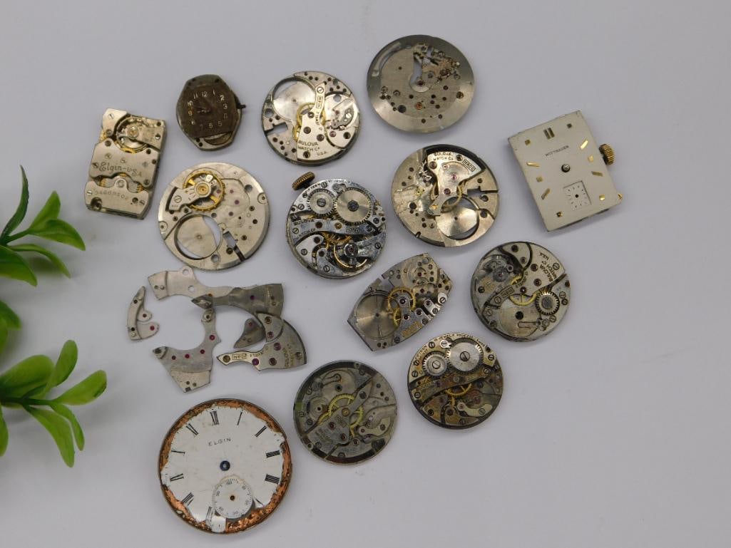 Vintage Watch Movements for Parts or Repair Watchmaker Watchmaking Tools: Vintage Watch Movements for Parts or Repair Watchmaker Watchmaking Tools
