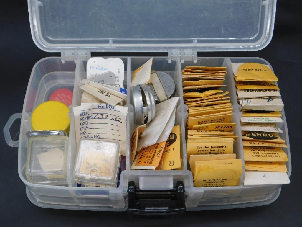 Watchmakers Watch Parts and Material Storage Box Watchmaker Watchmaking Tools: Watchmakers Watch Parts and Material Storage Box Watchmaker Watchmaking Tools