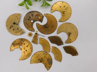 Vintage Watch Parts and Plates Watchmaker Watchmaking Tools