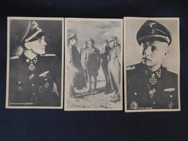Three WWII-Era German Postcards