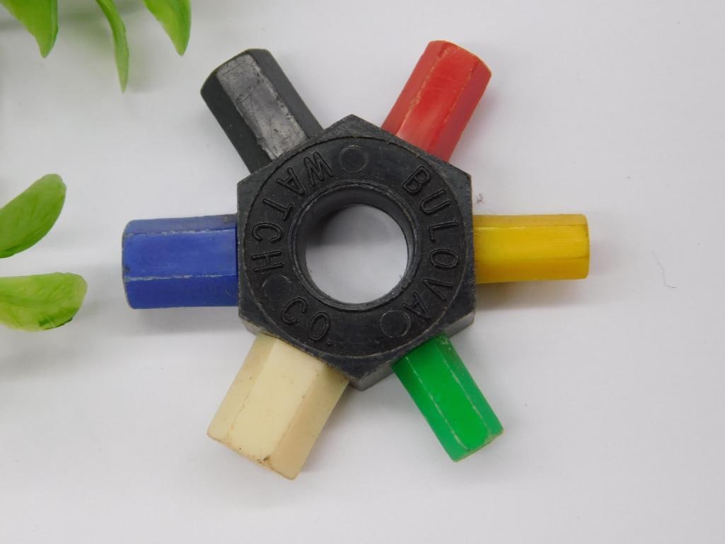 Vintage Multi-Color Hex Wrench Shaped Set WATCHMAKER WATCHMAKING TOOLS: Vintage Multi-Color Hex Wrench Shaped Set WATCHMAKER WATCHMAKING TOOLS