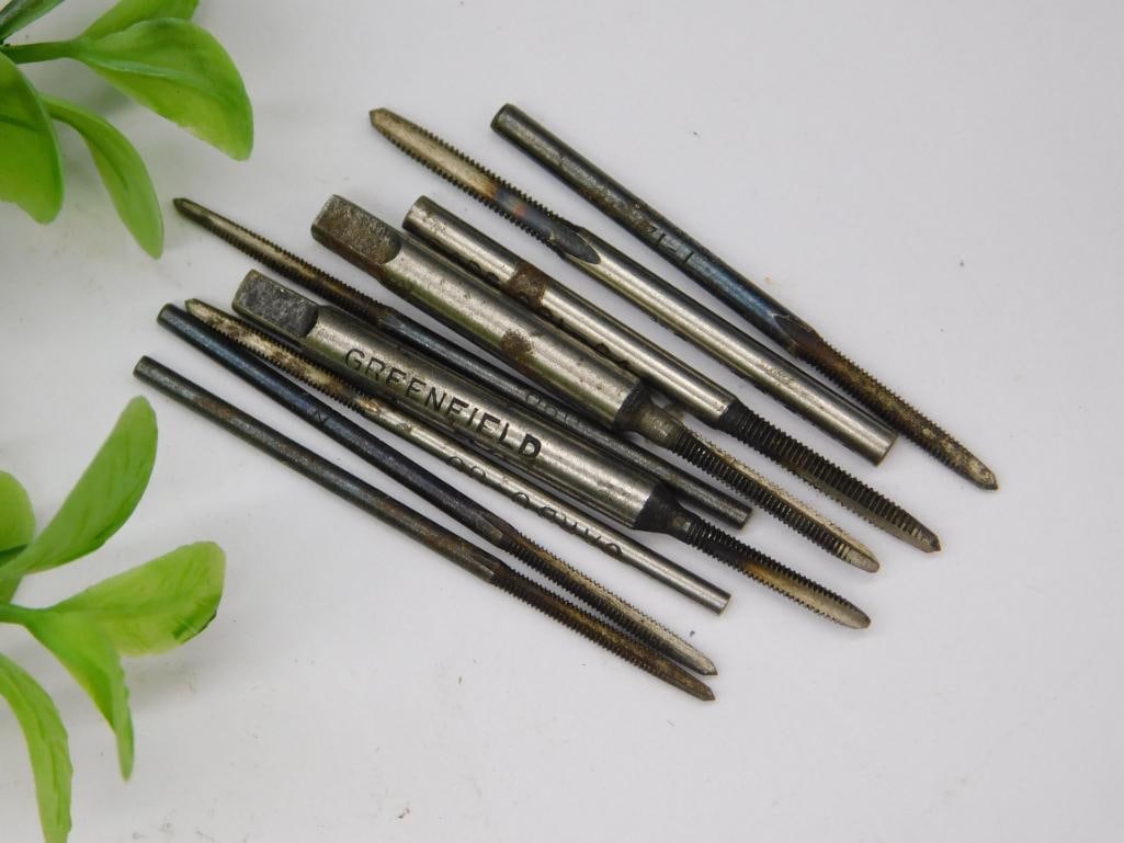 Small Greenfield and Assorted Threading Taps WATCHMAKER WATCHMAKING TOOLS: Small Greenfield and Assorted Threading Taps WATCHMAKER WATCHMAKING TOOLS