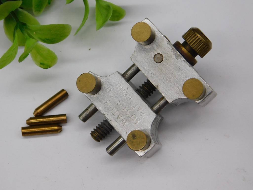 Vintage Watchmakers Case Opening Tool With Accessories: Vintage Watchmakers Case Opening Tool With Accessories