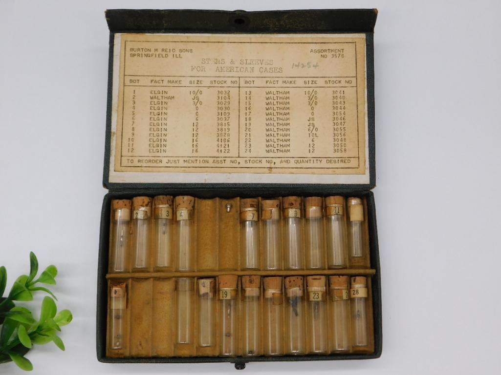 Vintage Watch Stem and Sleeves Repair Kit: Vintage Watch Stem and Sleeves Repair Kit