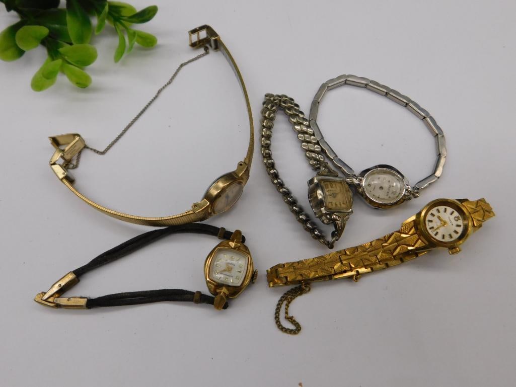 Vintage Women?s Watches with Mixed Metals and Brands Watchmaker Watchmaking Tools: Vintage Women?s Watches with Mixed Metals and Brands Watchmaker Watchmaking Tools