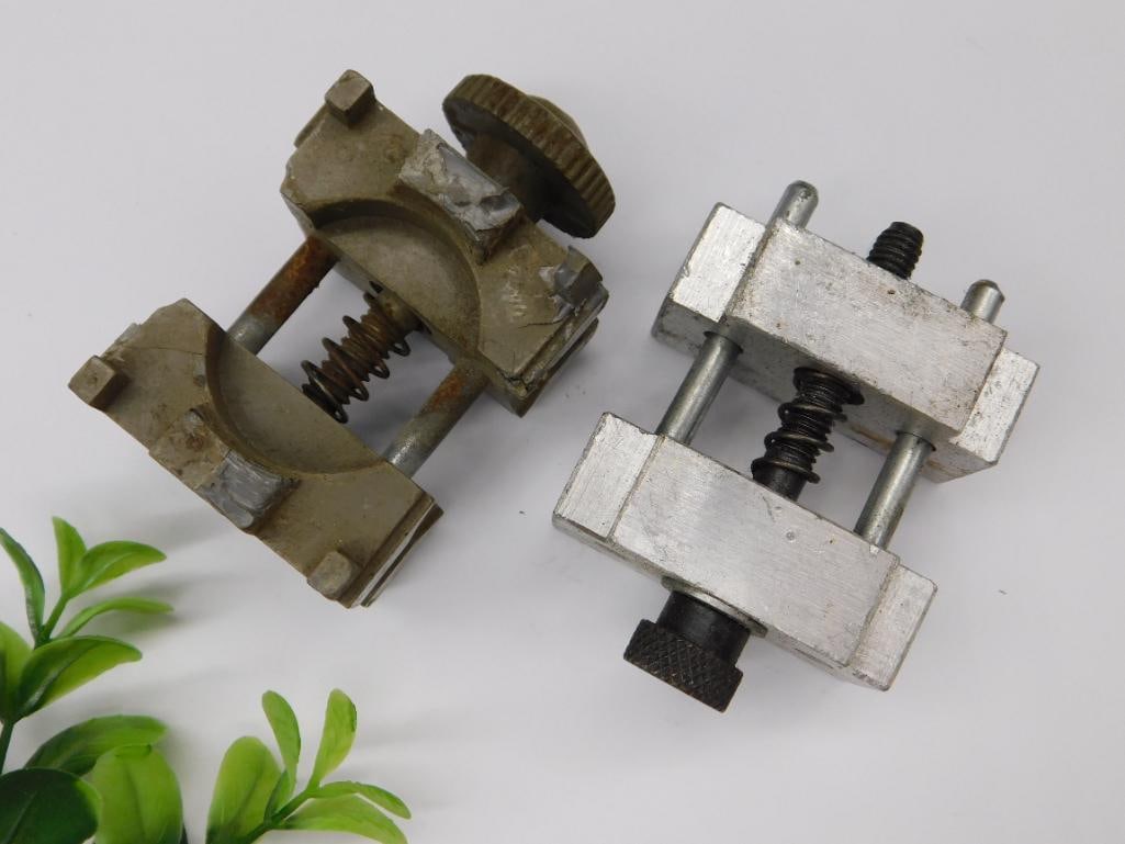 Vintage Crystal Holder Vises for Watch Repair Watchmaker Watchmaking Tools: Vintage Crystal Holder Vises for Watch Repair Watchmaker Watchmaking Tools