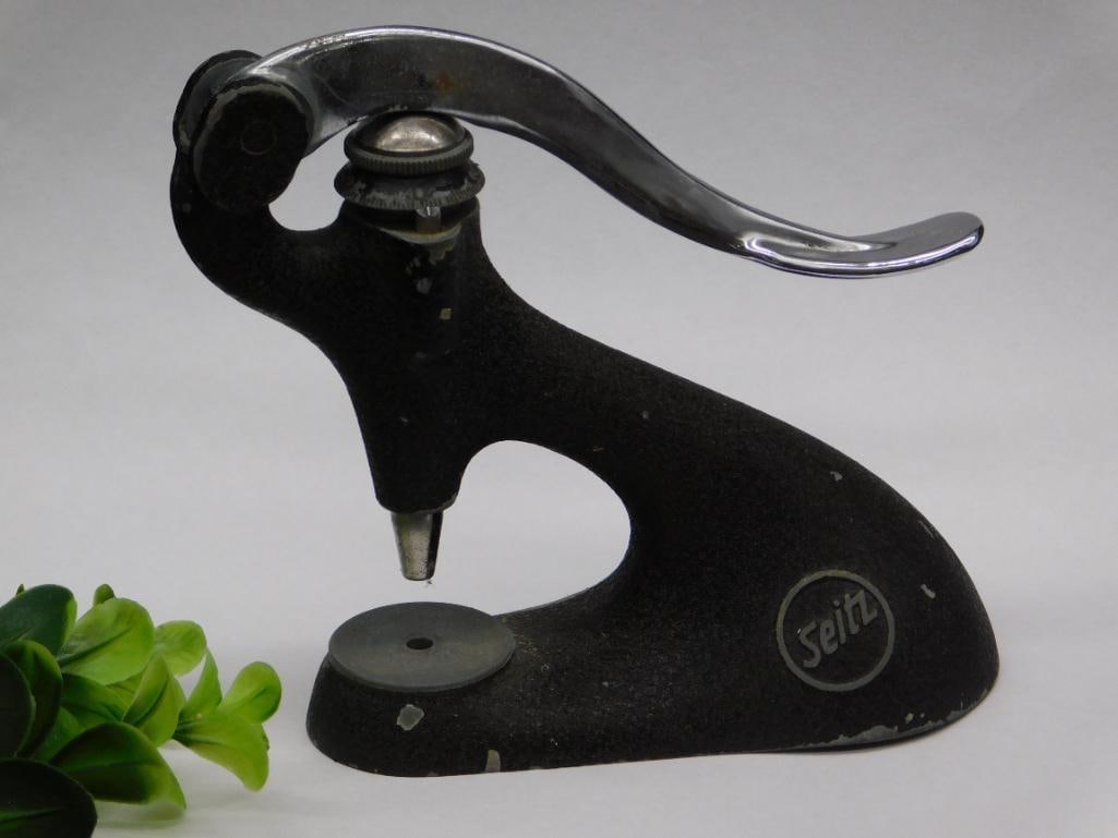 Vintage Seitz Swiss Watchmakers Press Watchmaker Watchmaking Tools: Vintage Seitz Swiss Watchmakers Press Watchmaker Watchmaking Tools