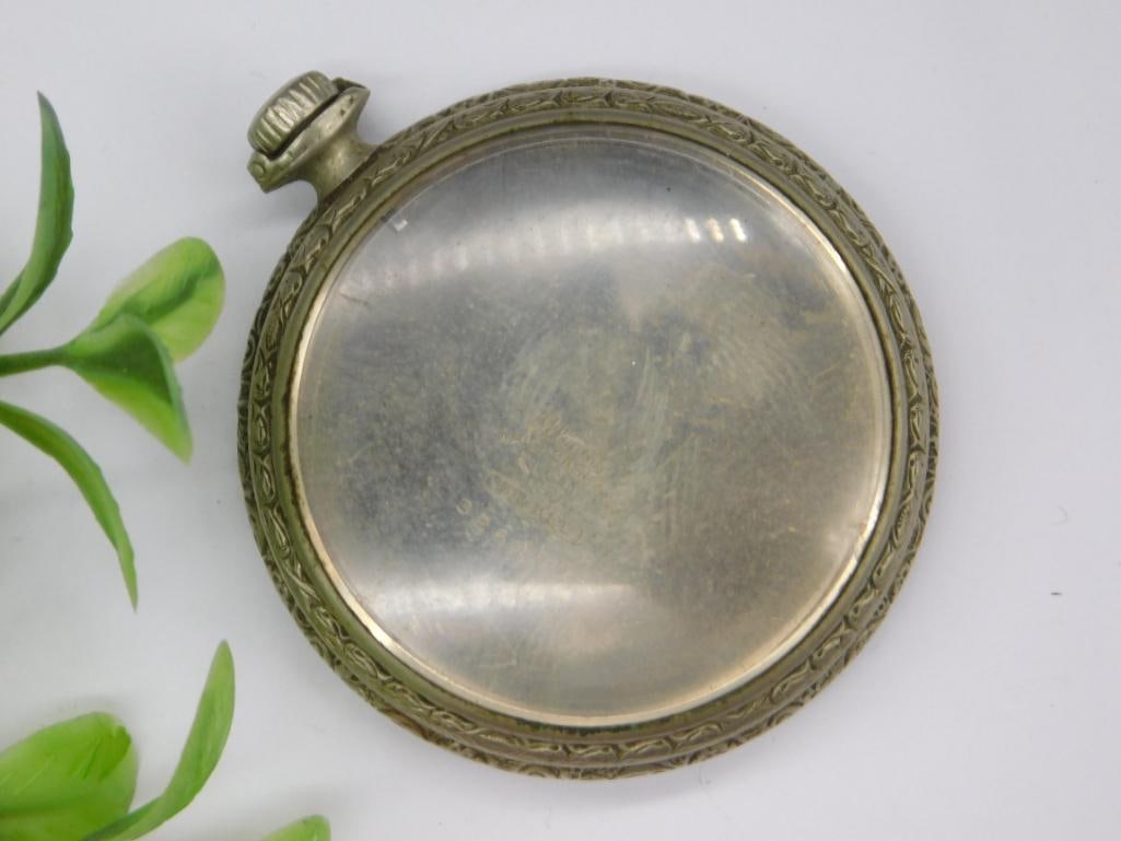 Vintage Silver Pocket Watch Case WATCHMAKING WATCHMAKER TOOLS: Vintage Silver Pocket Watch Case WATCHMAKING WATCHMAKER TOOLS