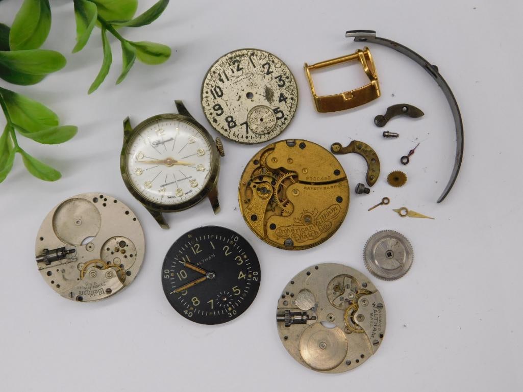 Vintage Watch Parts and Movements Watchmaking Watchmaker Tools: Vintage Watch Parts and Movements Watchmaking Watchmaker Tools