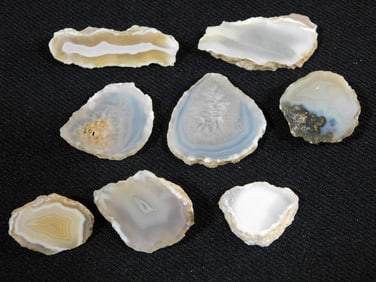 AGATE SLICES ROCK STONE LAPIDARY SPECIMEN