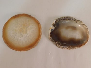 AGATE SLICE ROCK STONE LAPIDARY SPECIMEN