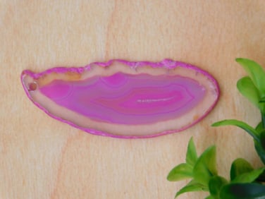 AGATE SLICE ROCK STONE LAPIDARY SPECIMEN
