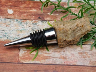 GENUINE STONE BOTTLE STOPPER ROCK STONE LAPIDARY SPECIMEN