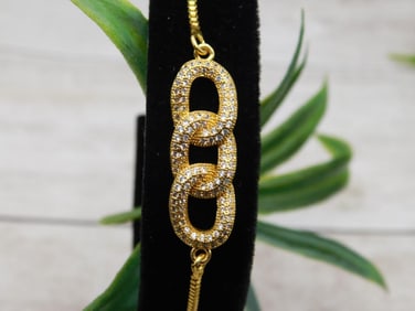 GENUINE STONE ADJUSTABLE BRACELET ROCK STONE LAPIDARY SPECIMEN