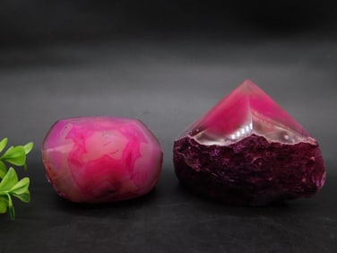 AGATE POINT ROCK STONE LAPIDARY SPECIMEN