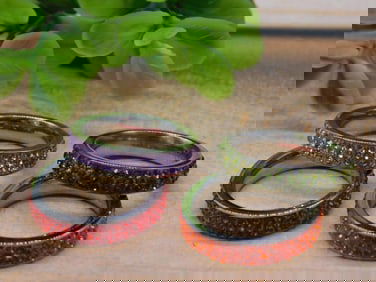 STONE RINGS ROCK STONE LAPIDARY SPECIMEN