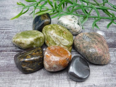 MIXED AGATE LOT ROCK STONE LAPIDARY SPECIMEN