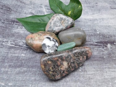 MIXED AGATE LOT ROCK STONE LAPIDARY SPECIMEN