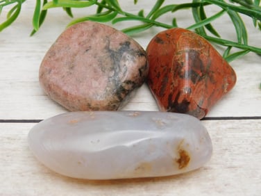 MIXED AGATE LOT ROCK STONE LAPIDARY SPECIMEN