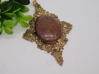 GENUINE STONE PENDANT ROCK STONE LAPIDARY SPECIMEN