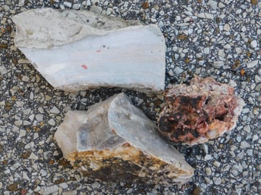 MIXED LOT ROCK STONE LAPIDARY SPECIMEN