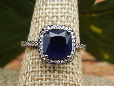 GENUINE STONE RING SIZE 7