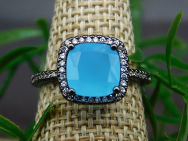 GENUINE STONE RING SIZE 7