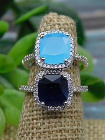 STONE RINGS ROCK STONE LAPIDARY SPECIMEN