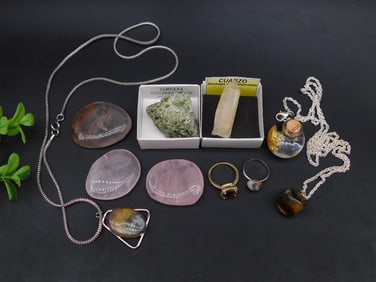 MIXED LOT ROCK STONE LAPIDARY SPECIMEN