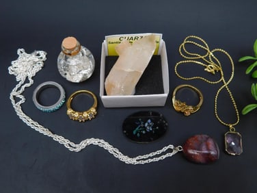 MIXED LOT ROCK STONE LAPIDARY SPECIMEN