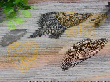 HEART AND MIXED METAL FINDINGS