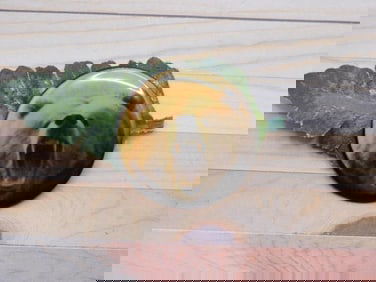 BEAR CABOCHON ROCK STONE LAPIDARY SPECIMEN