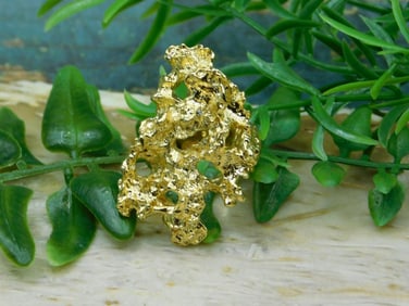 GOLD CLUSTER RING ROCK STONE LAPIDARY SPECIMEN