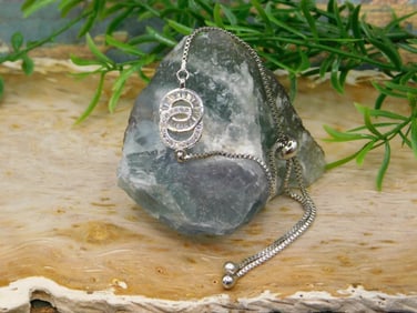 GENUINE STONE ADJUSTABLE BRACELET ROCK STONE LAPIDARY SPECIMEN